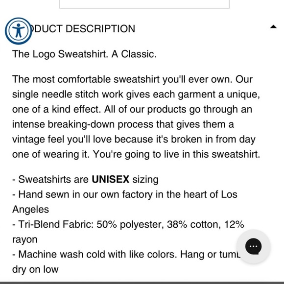 Aviator Nation, NWT Logo women's sweatshirt XL color sand - Picture 8 of 8